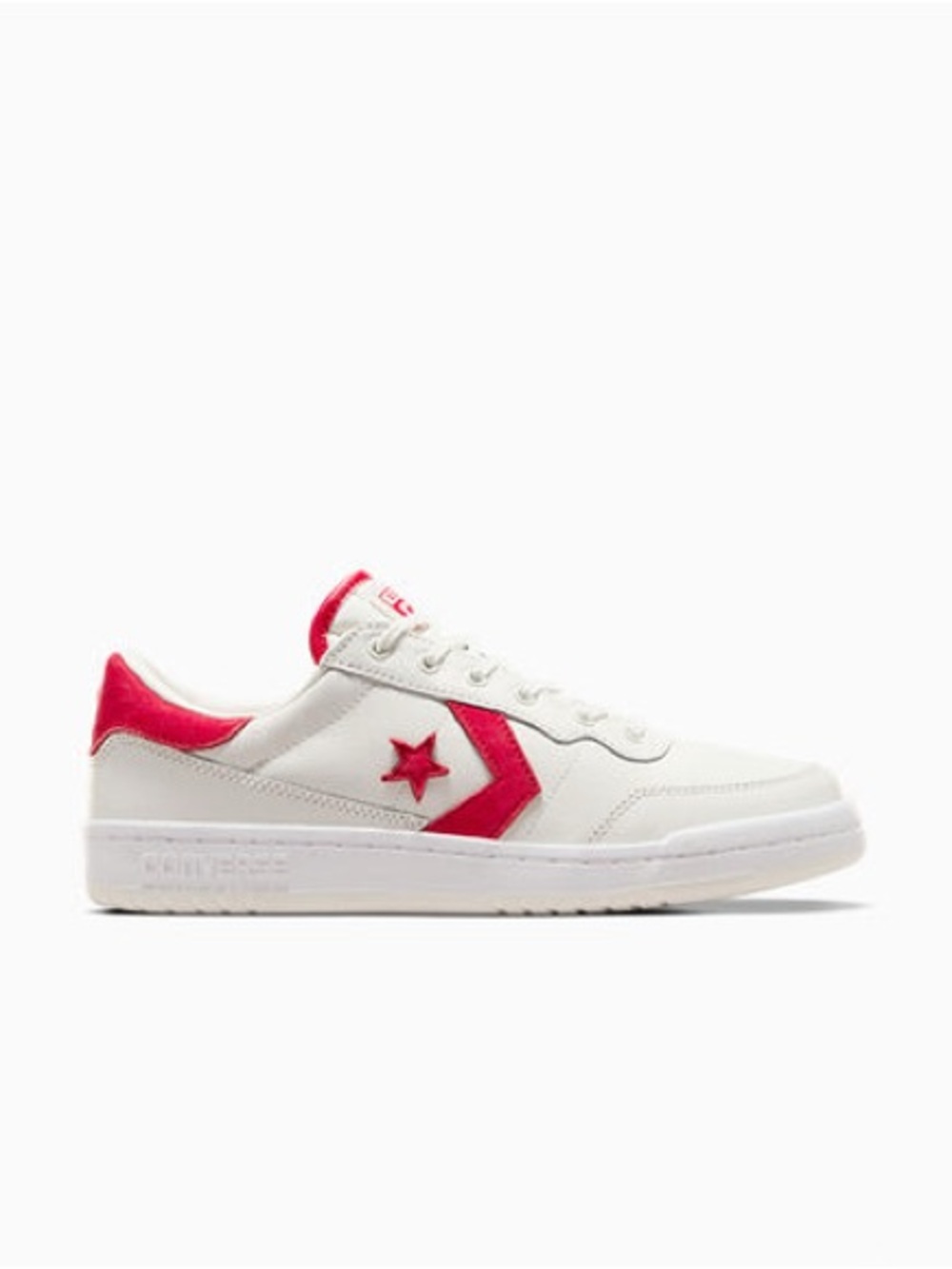 Converse CONS Fastbreak Pro Leather and Nubuck White Red Size 10 Men’s